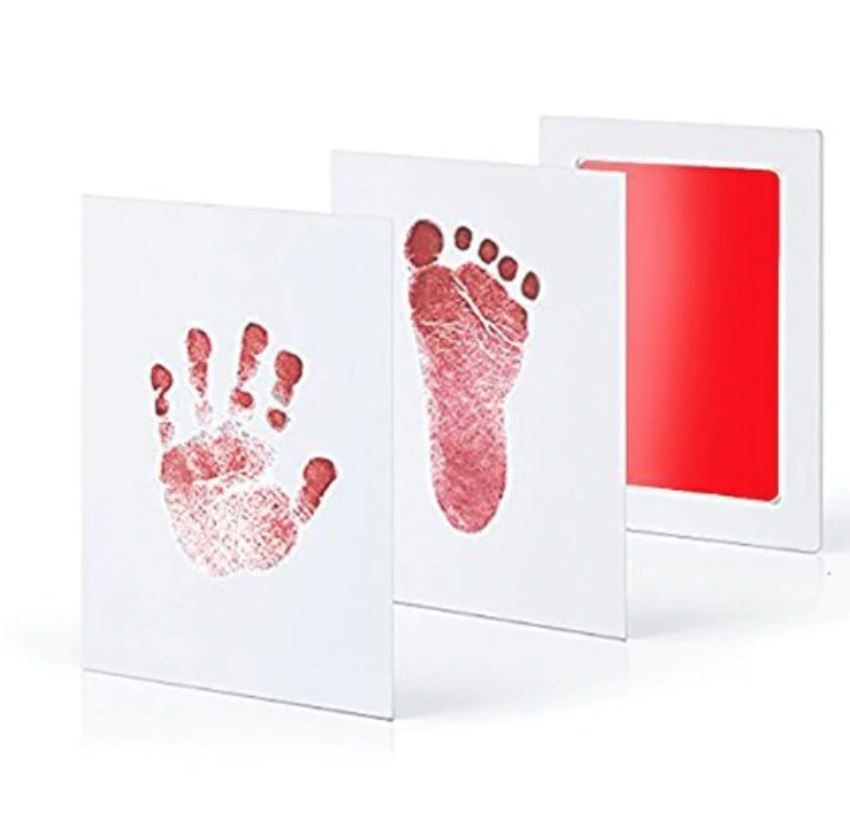 Baby Abdruck Set meinbabyundich Rot 