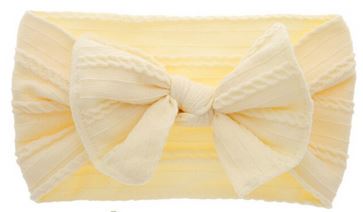 Baby Stirnband meinbabyundich Gelb 